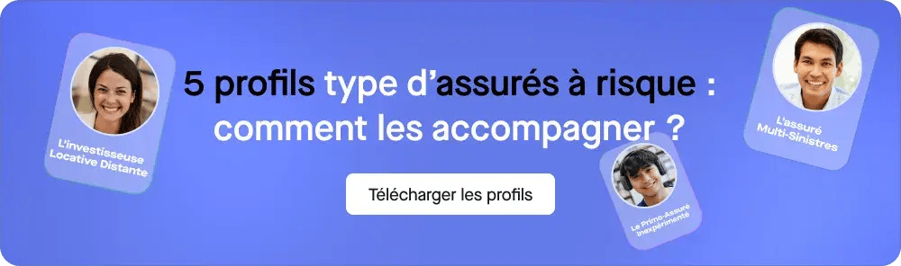 Bannière pour télécharger les 5  profils types d'assurés à risque et comment les accompagner